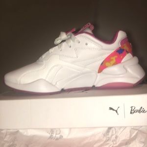 puma x barbie nova 90's block multi color sneakers